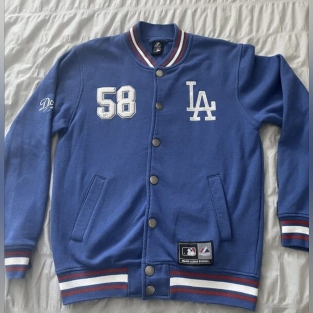 Vintage Dodgers Sports Jacket Bomber Coat VTG